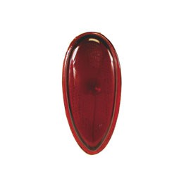 Teardrop lamp lens