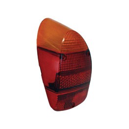 Rear light lens, German 68-73 1.3-1.6 Amber/Red