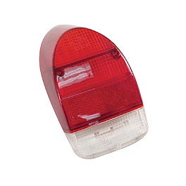 Lens, rear lamp us spec Red/white 71-72 left Lens, rear lamp us spec Red/white 71-72 left