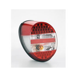 LED Taillight, 74-, Red/Clear/Red, Each