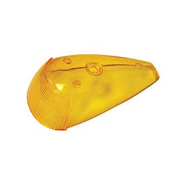 lens, yellow,8/64- fits German pattern indicator lens, yellow,8/64- fits German pattern indicator