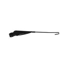 Wiper arm, Left, Black, Bolt on, for plastic cap, 7/72-79