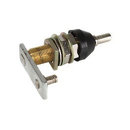 Wiper shaft,1 pin,6mm shaft + step,12mm thead pin, 5m