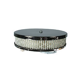 Airfilter,pancake,chrome/paper Airfilter,pancake,chrome/paper