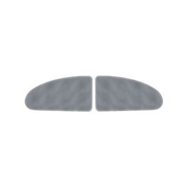Glass, rear 1/4, grey 65up to, pr