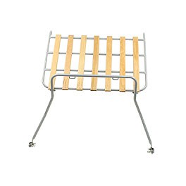 Rear Rack, T1 up to67, EMPI style, silver, knockdown kit