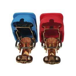 Quick release battery terminal Pair with coloured cover Quick release battery terminal Pair with coloured cover
