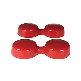 Velocity stack Covers 44IDF - pair Red polyurethane
