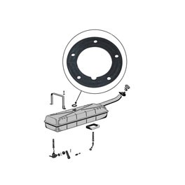 Gasket, fuel sender to tank, T1 (Not 1302/03), T2 -73.5 Gasket, fuel sender to tank, T1 (Not 1302/03), T2 -73.5