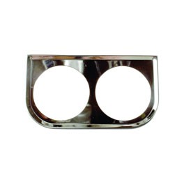 VDO bracket,2x52mm gauge,chrome VDO bracket,2x52mm gauge,chrome