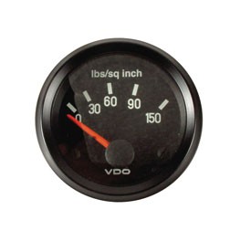 VDO, gauge, Oil press black, 150psi for use with V360023* VDO, gauge, Oil press black, 150psi for use with V360023*