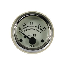 VDO Voltmeter, Royale, 52mm* VDO Voltmeter, Royale, 52mm*
