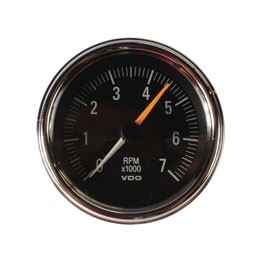 Tacho, 86mm, 7000rpm, 3 3/8" Series 1, chrome*