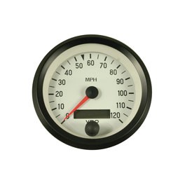 Speedo, 85mm, 3 3/8", 120mph, White