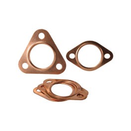 Exhaust gasket set, 1 1/2" Copper, small flange 5 pc