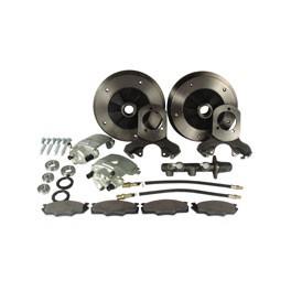 Front disc kit, 5/205 T1 66up to EMPI, W/LHD dual master