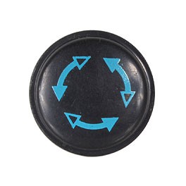 Cap,fresh air control, 8/67