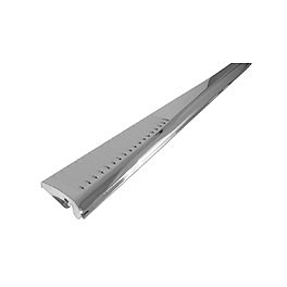 Running boards, louv. s/steel pair, with hardware