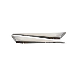 Running boards, plain s/steel pair, with hardware