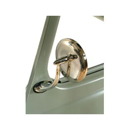 Swan neck mirror, 4", left