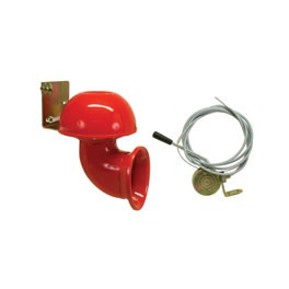 Horn, Bull, 12v, red Sounds like a Cow! Horn, Bull, 12v, red Sounds like a Cow!