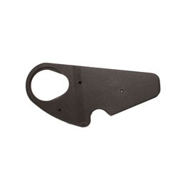 Seat hinge cover, with hole, Right*