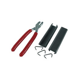 Hog ring kit, pliers & rings Hog ring kit, pliers & rings