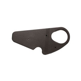 Seat hinge cover, with hole, Left* Seat hinge cover, with hole, Left*