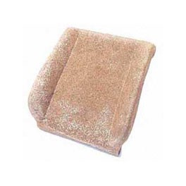 Hair Seat Pad, front seat backrest section, 1977-1979