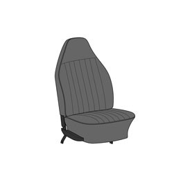 Seat cover set 6 pcs 1973 US High Back Smooth Combo Seat cover set 6 pcs 1973 US High Back Smooth Combo