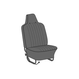 Seat cover set 6 pcs 70-72 US High Back 12" Insert Co
