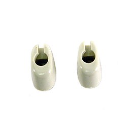 Visor clip, white, T1 65up to67 &  T2 68up to79 (pair)