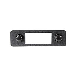 Faceplate, for Retro Stereo, T1 & T2 68-, Black Faceplate, for Retro Stereo, T1 & T2 68-, Black