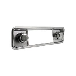 Faceplate, for Retro Stereo, T1 & T2 Chrome, Hooded