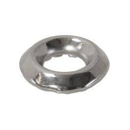 Finishing washer for rag top screw, each