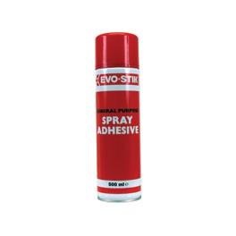 Carpet Spray Adhesive, Evo stick, 500ml Can