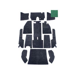 Carpet set, 56-64, green, RHD Carpet set, 56-64, green, RHD