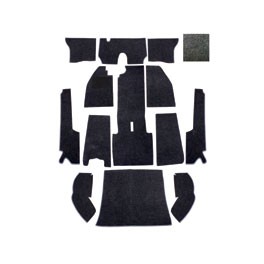 Carpet set,56-64,charcoal, LHD