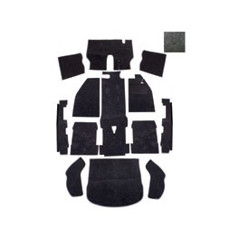 Carpet set,RHD,73-79, charcoal NOT 1303.