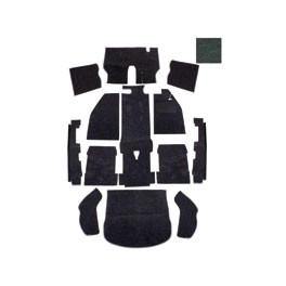 Carpet set, 73-79, black, RHD Needlepuch tufted NOT 1303. Carpet set, 73-79, black, RHD Needlepuch tufted NOT 1303.