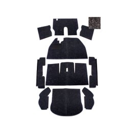 Carpet set, 69-72, dk/grey LHD Perlon nylon felted,as Carpet set, 69-72, dk/grey LHD Perlon nylon felted,as
