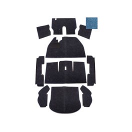 Carpet set,64-68, blue, LHD Carpet set,64-68, blue, LHD