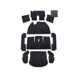 Carpet set, 64-68, charcoal, LHD Carpet set, 64-68, charcoal, LHD