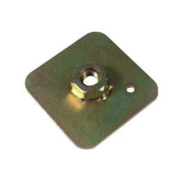 Seat belt bolt base plate FIA 7/16" thread / 65x65x3mm Seat belt bolt base plate FIA 7/16" thread / 65x65x3mm