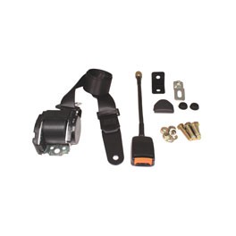 Seat belt, std, front, inertia, black