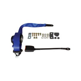 Seat belt, std, front, inertia, blue Seat belt, std, front, inertia, blue
