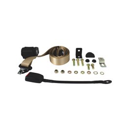 Seat belt, std, front, inertia, cream
