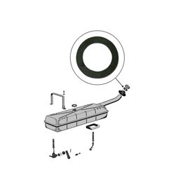 Fuel cap seal T2 55-67, 60mm Cork also T1 Oct'52-53 Fuel cap seal T2 55-67, 60mm Cork also T1 Oct'52-53