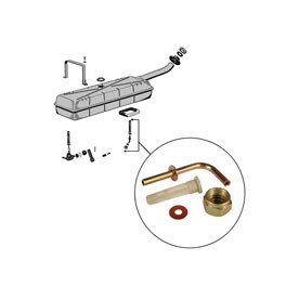 Fuel tank tube kit w/filter T1 &  T2 up to74 (Carb models)