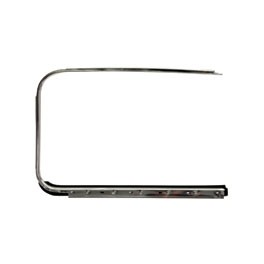 Window trim frame right, T1 Beetle 52-64 Chrome